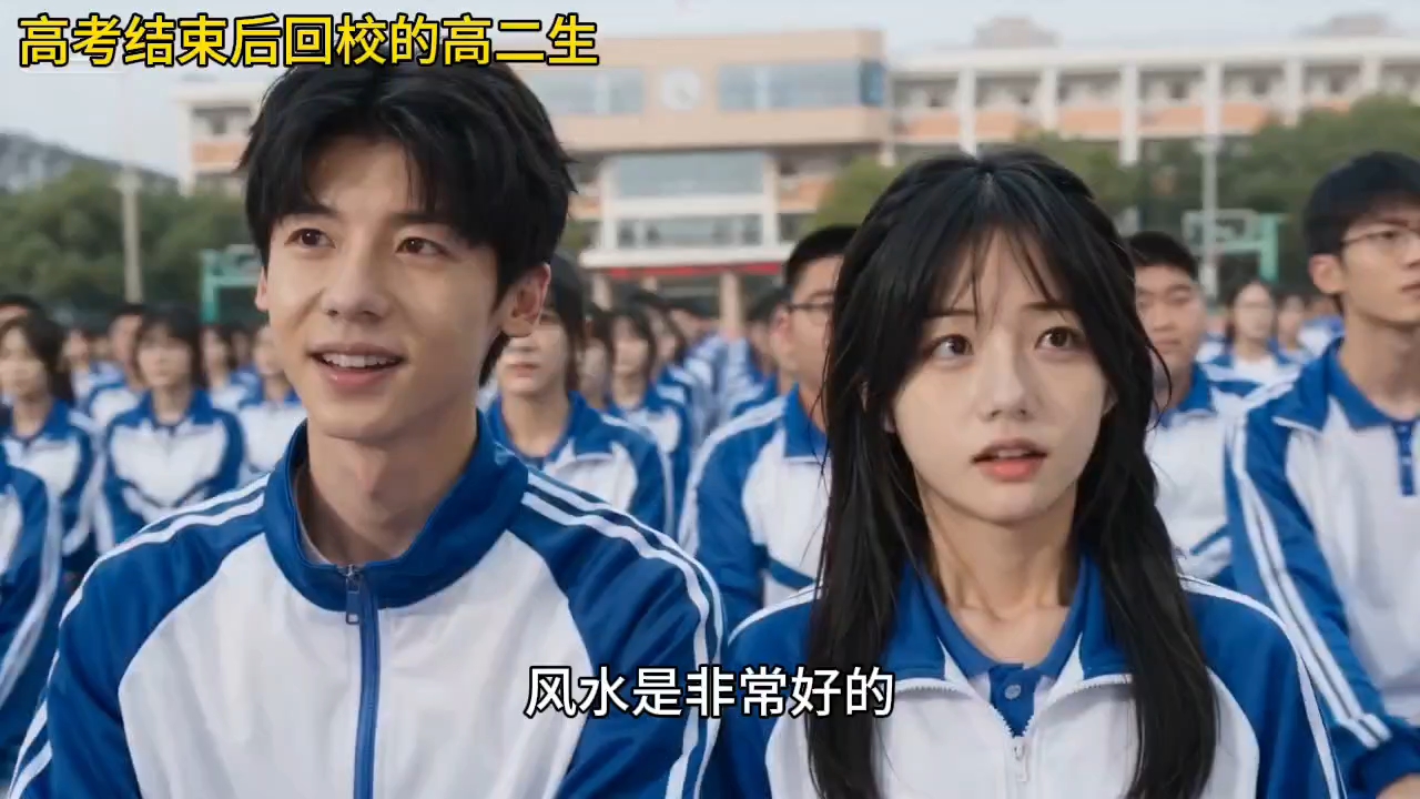 高考结束后回校的高二生