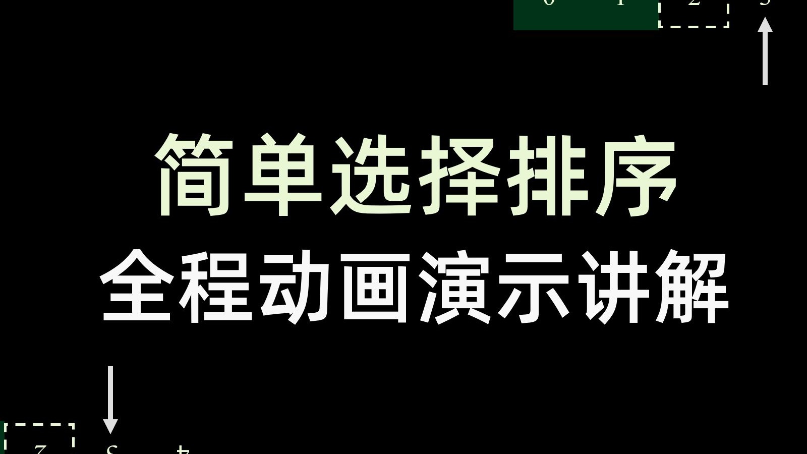数据结构合集 - 简单选择排序(选择排序)(算法过程, 效率分析, 稳定性分析)