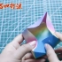 亲子手工折纸教程 解压神器四折纸这么折