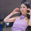 2024东莞秋季车展 车模饭拍01 浅紫色小短裙