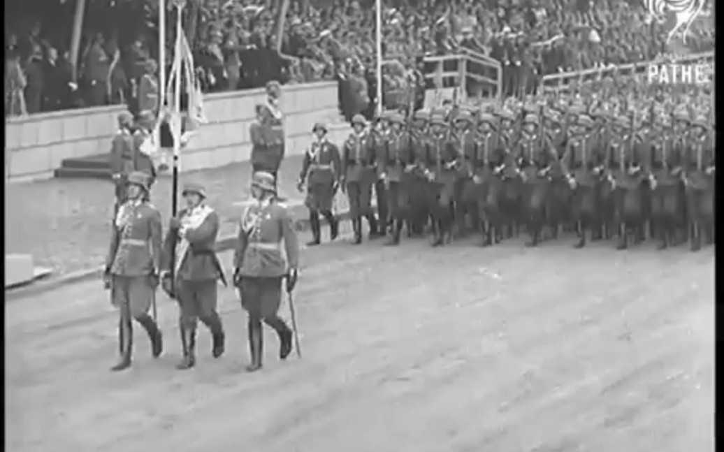 1938德国阅兵真实录像