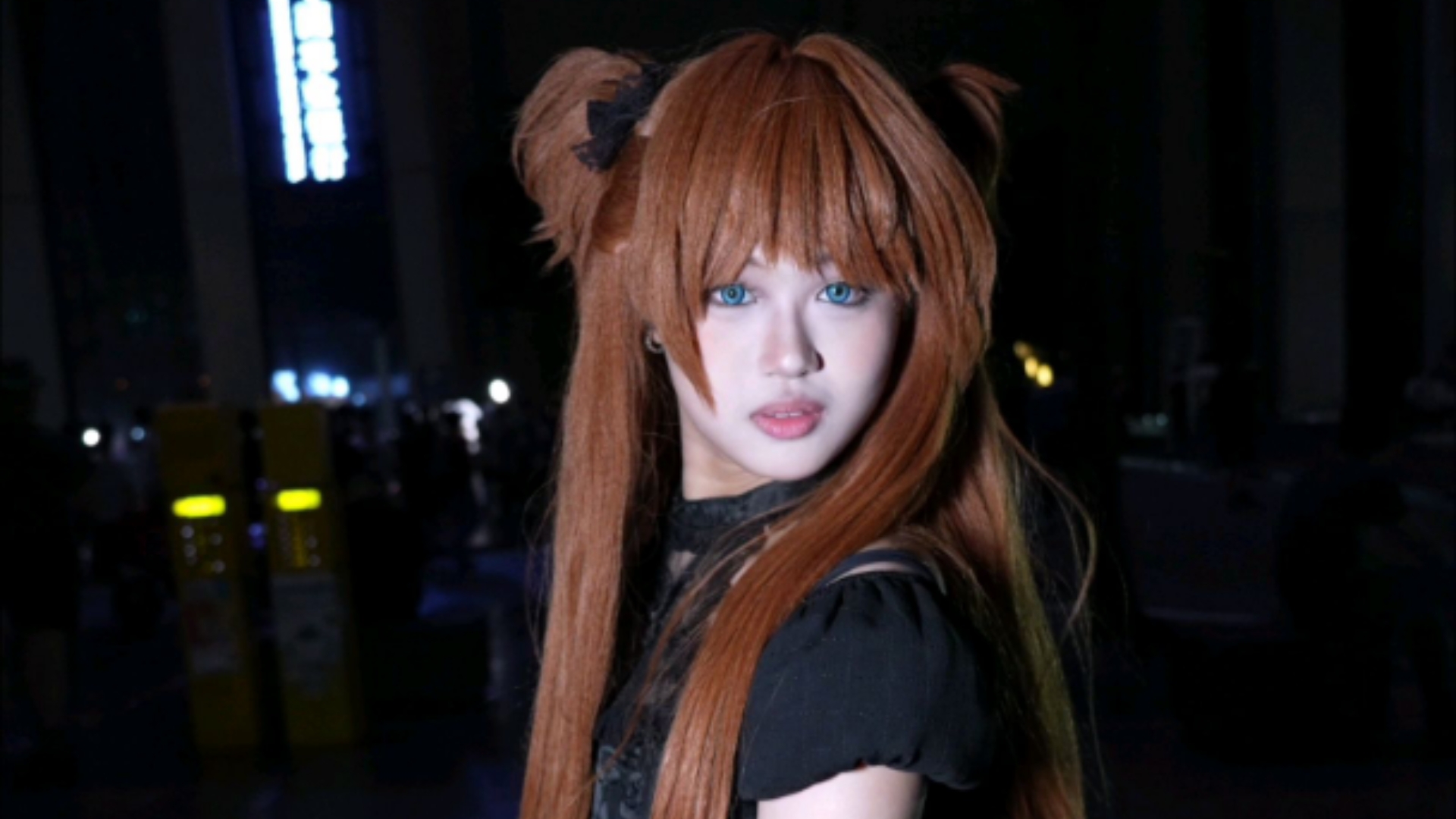 EVA Akira cos] - black dress night shoots