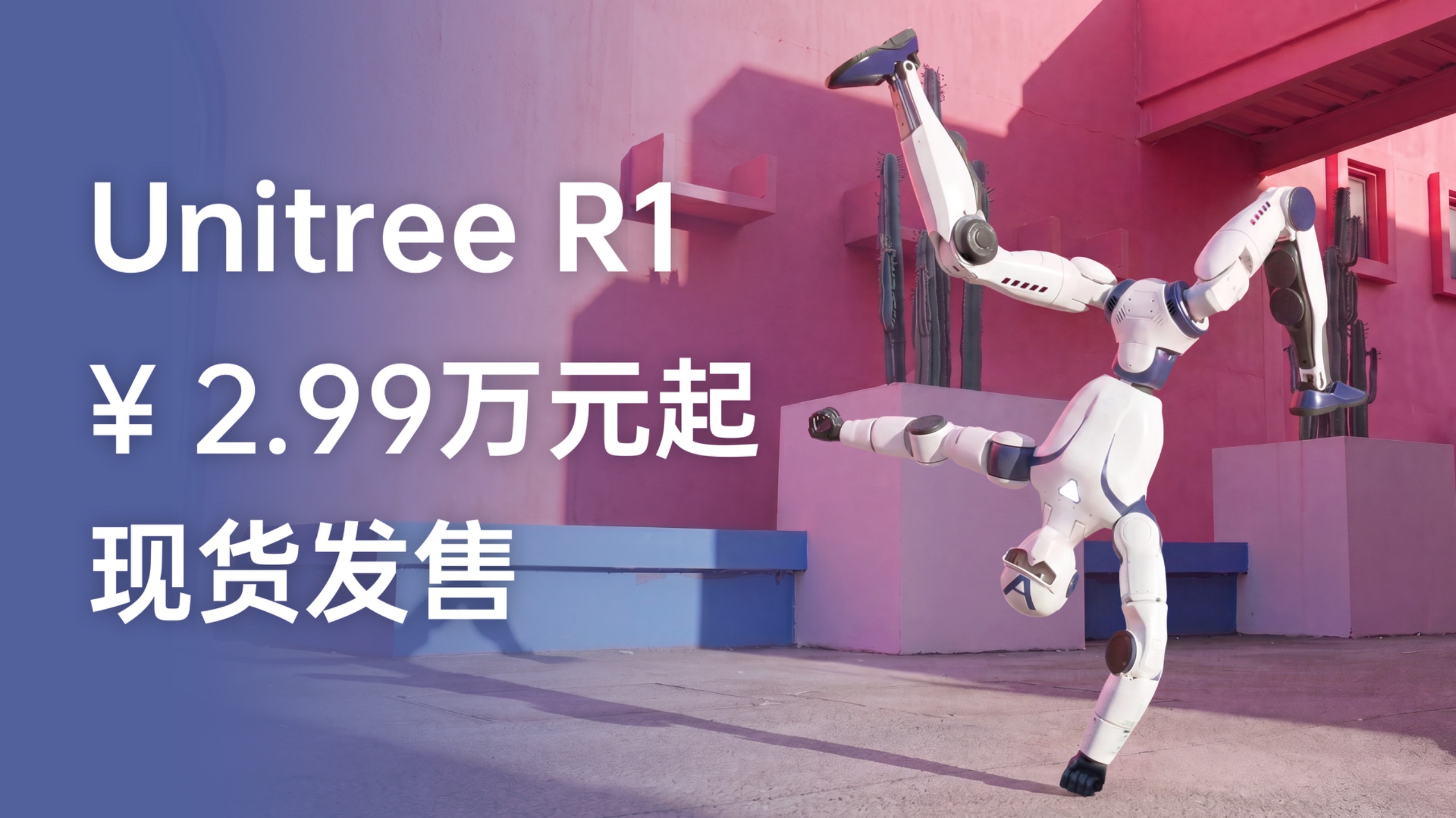 宇树 R1 2.99万元起 现货