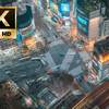 8K 东京 Tokyo 傍晚到夜晚夜景 高画质 HDR