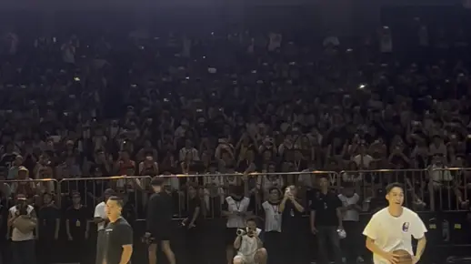 库里中国行沉浸式看库里投篮训练，太享受了#库里 #库里中国