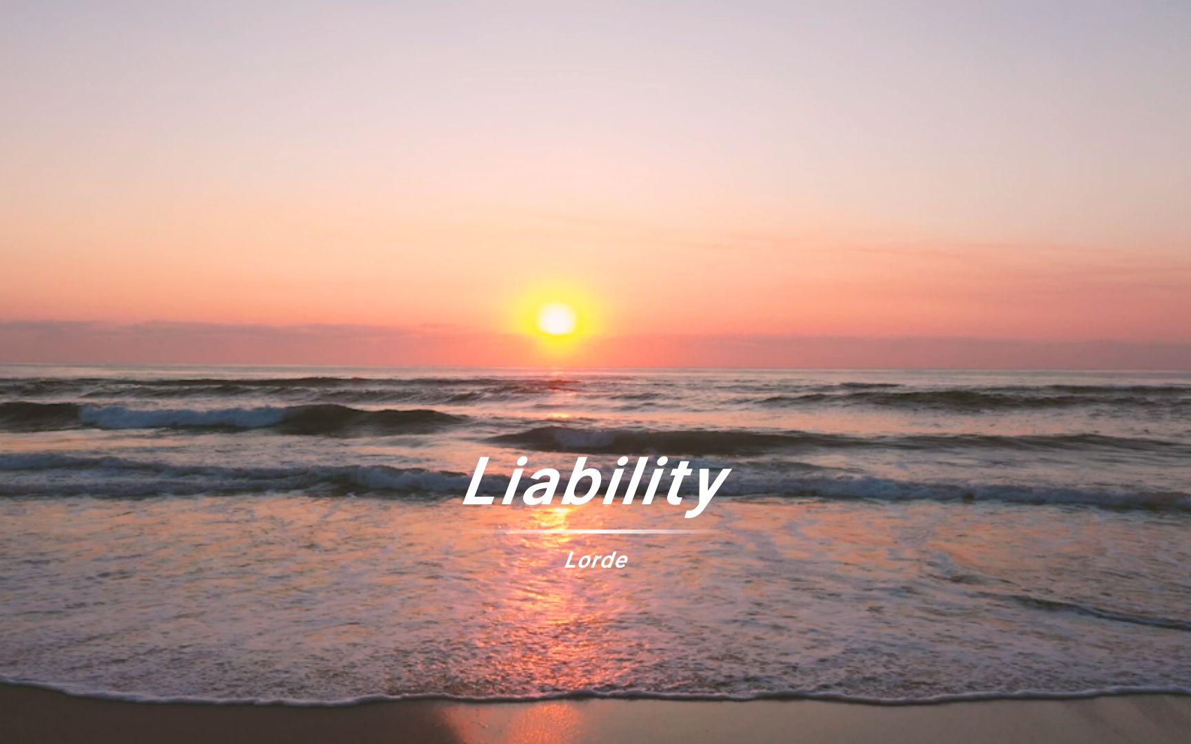 这首真的很好听《Liability》共情到哭了