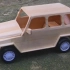 【DIY】用雪糕棍制作的吉普车模型