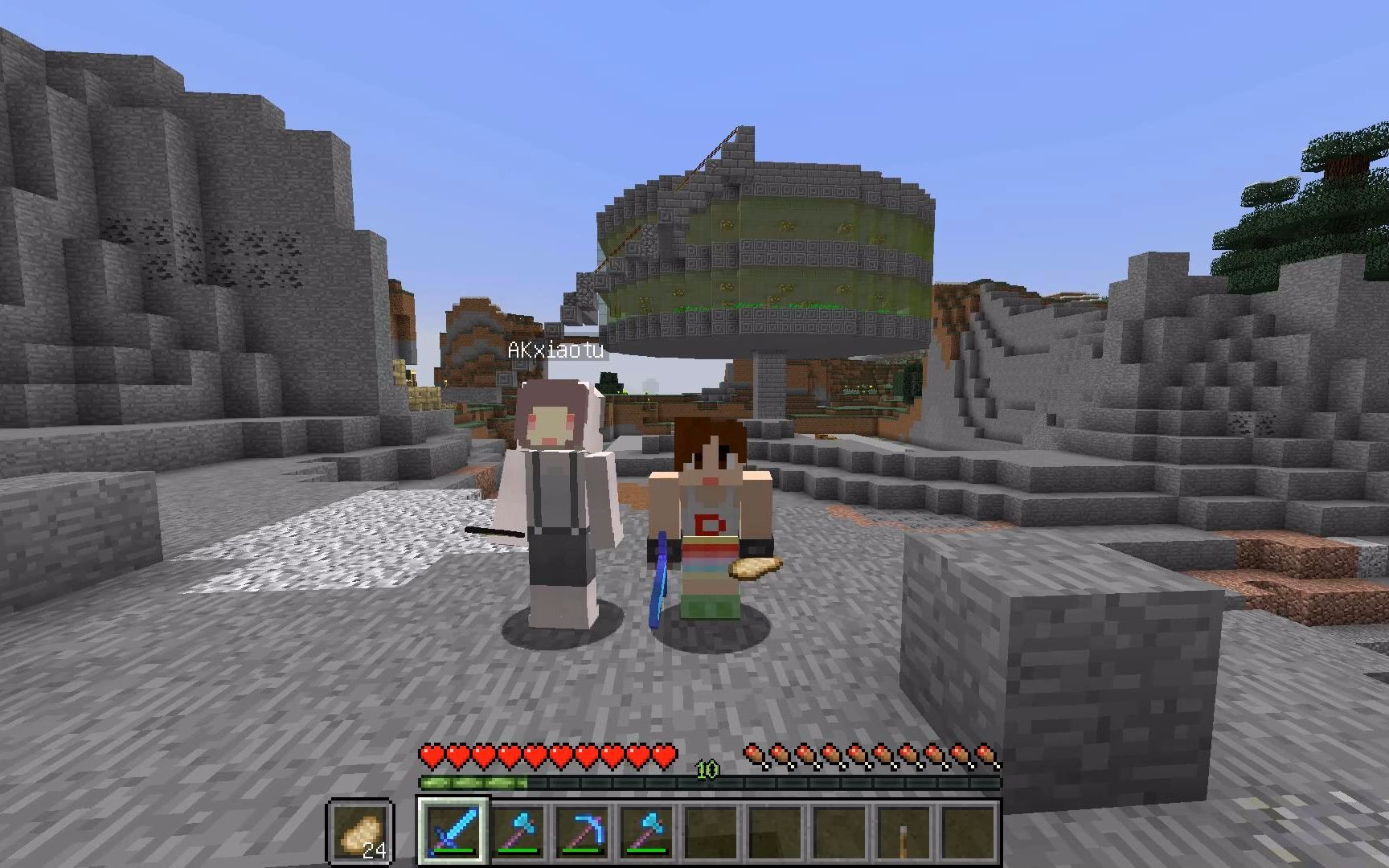 我的世界【明月庄主☆小兔子】1.10生存ep26自动农田完工minecraft