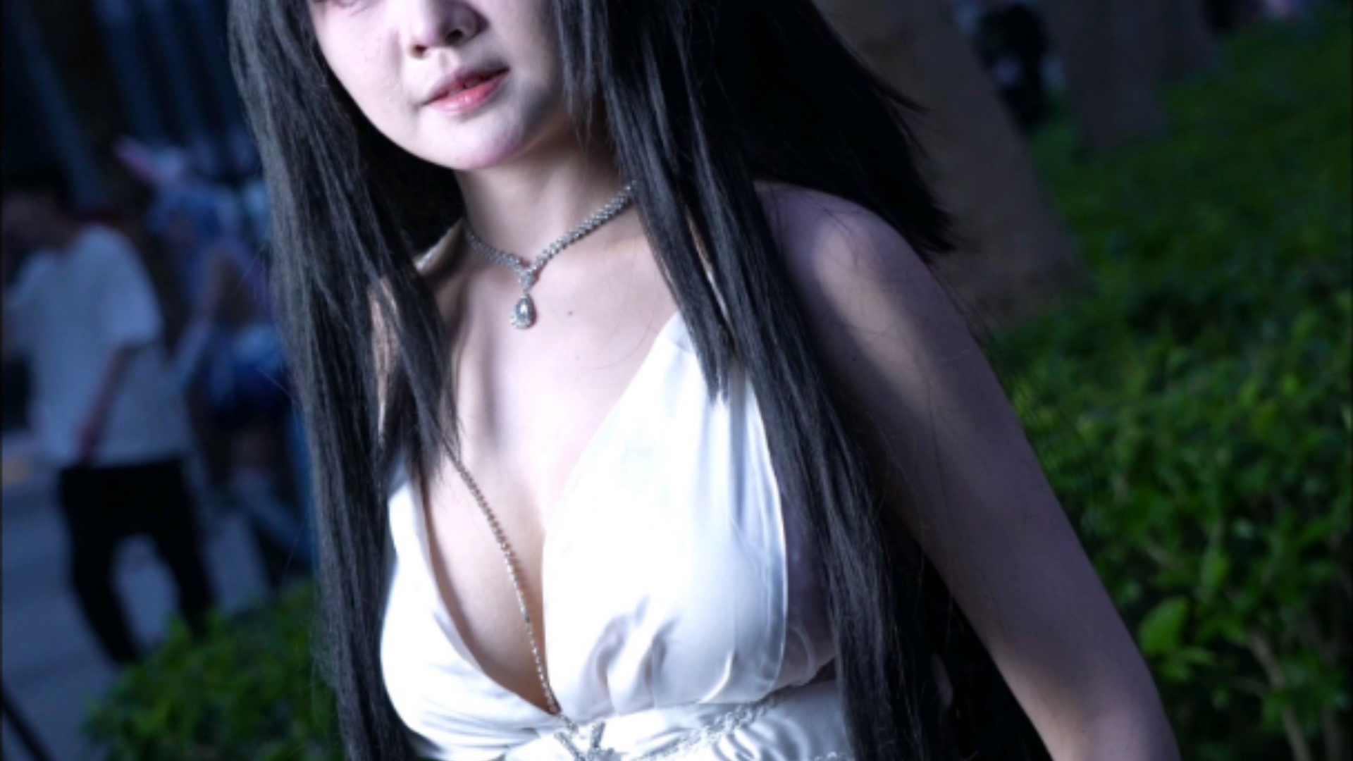 【Flower Marriage cos】～Fairy ethereal little white dress dress, east and west clamping big thunder buff stacked full