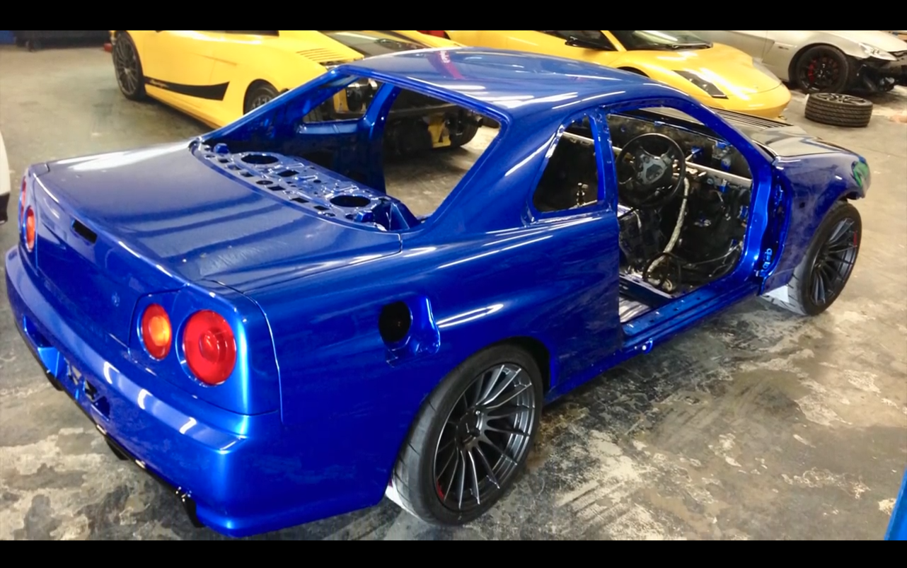 i.p保罗·沃克 完全整修复原 gtr r34 part.