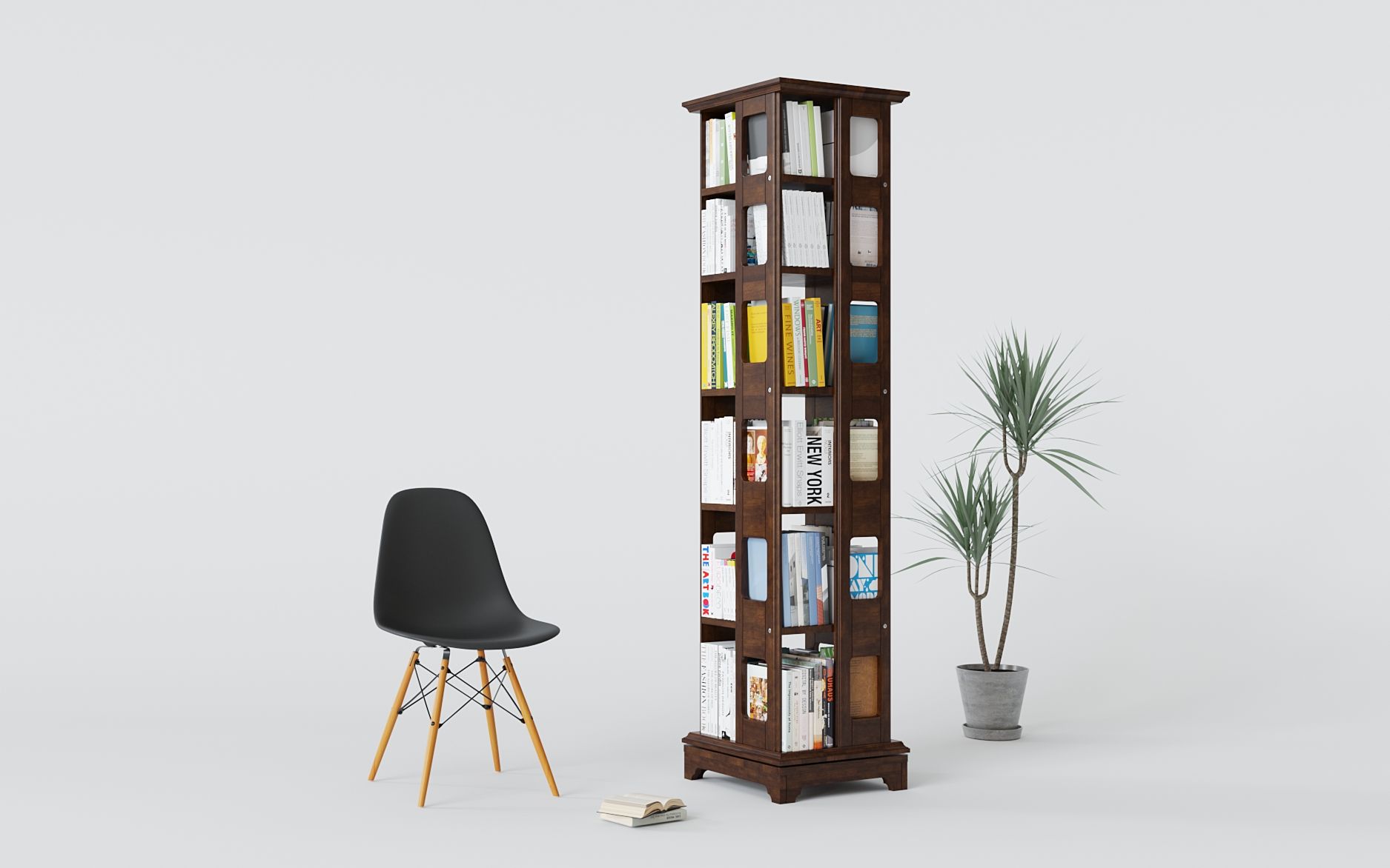 1034旋转书架安装视频