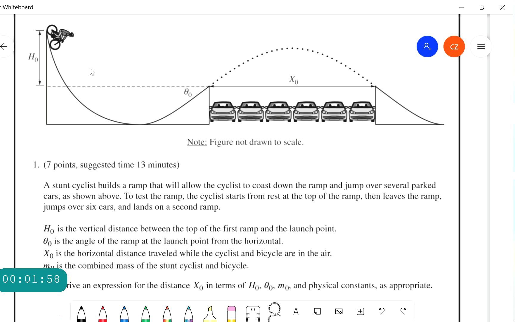 AP物理1真题讲解 2021FRQ Q1-呜呜6666-物理1-哔哩哔哩视频