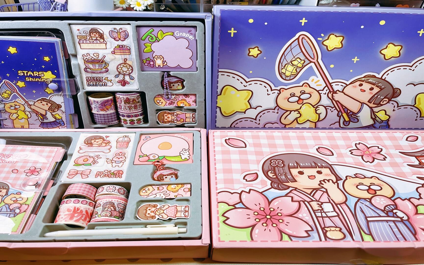 🎀恰恰の手帐vlog | 🎁小麻薯手帐本礼盒 | 沉浸式 白噪音