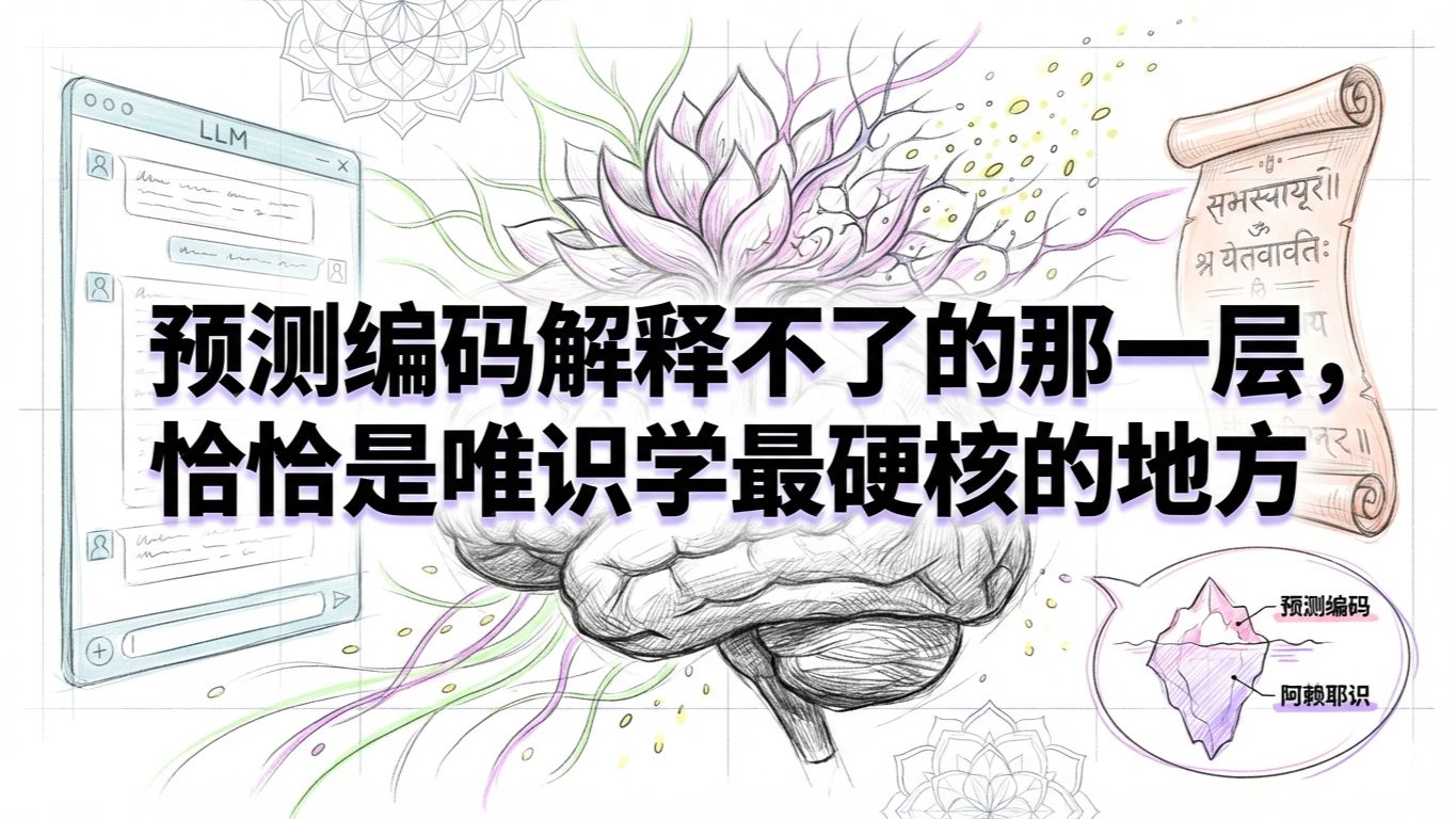 唯识学与预测编码 | 认知科学的终点是佛学的起点 | 意识的硬核真相