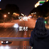 4K夜景城市人物人流行走穿梭车流交通街道夜市延时航拍短视频素材