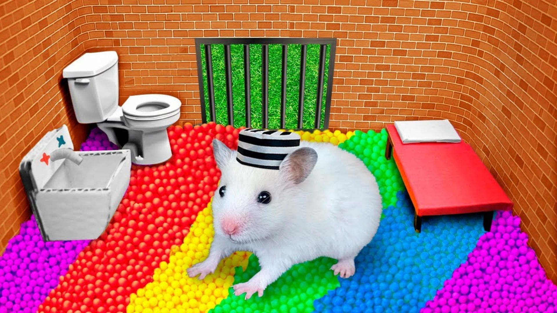小仓鼠大冒险：仓鼠挑战逃离监狱，它能越狱成功吗？