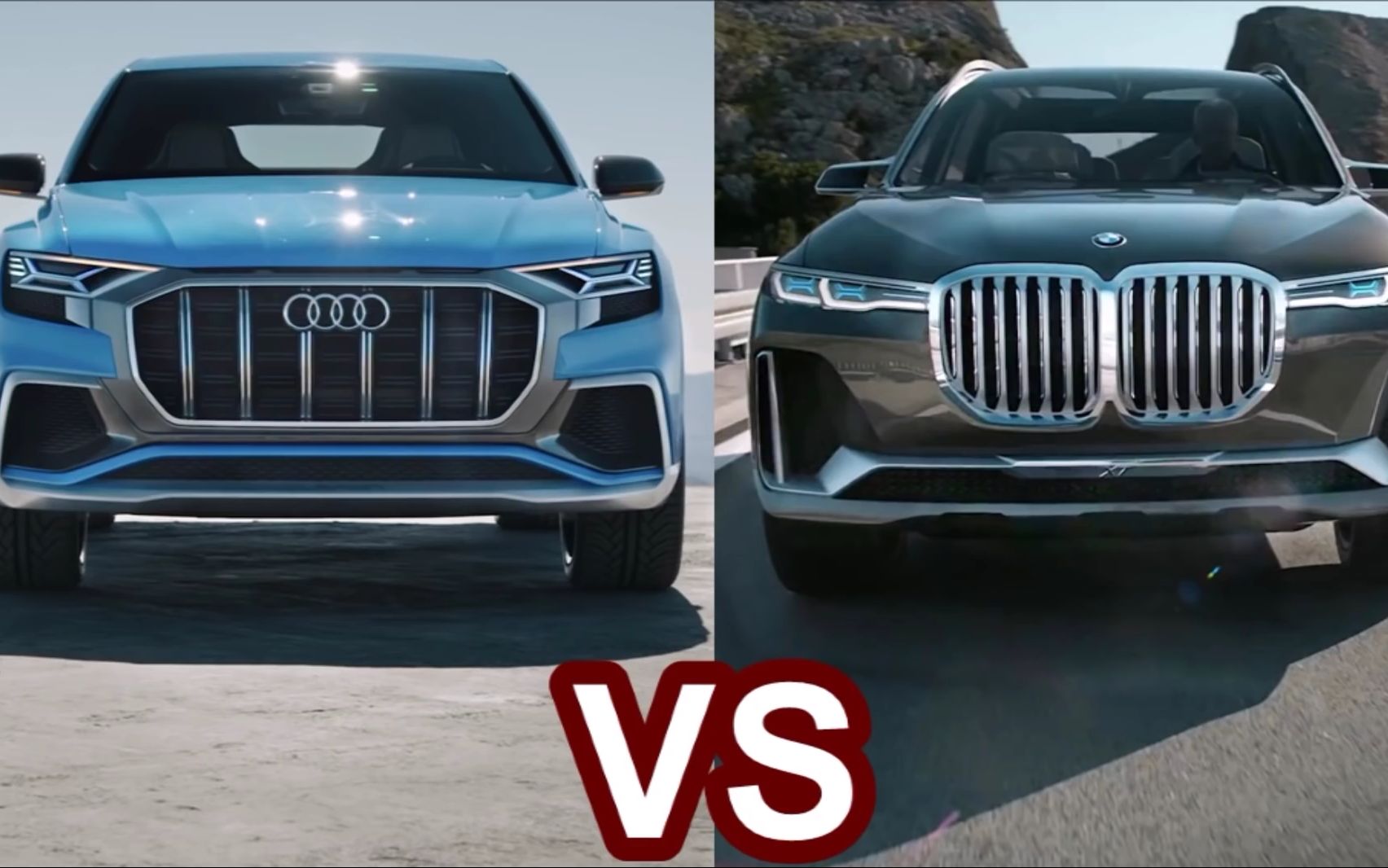 2019款 奥迪 q8 vs 2019款 宝马 x7