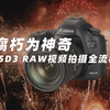 【大洋同学】化腐朽为神奇 佳能5D3 RAW视频拍摄全流程操作（第一集