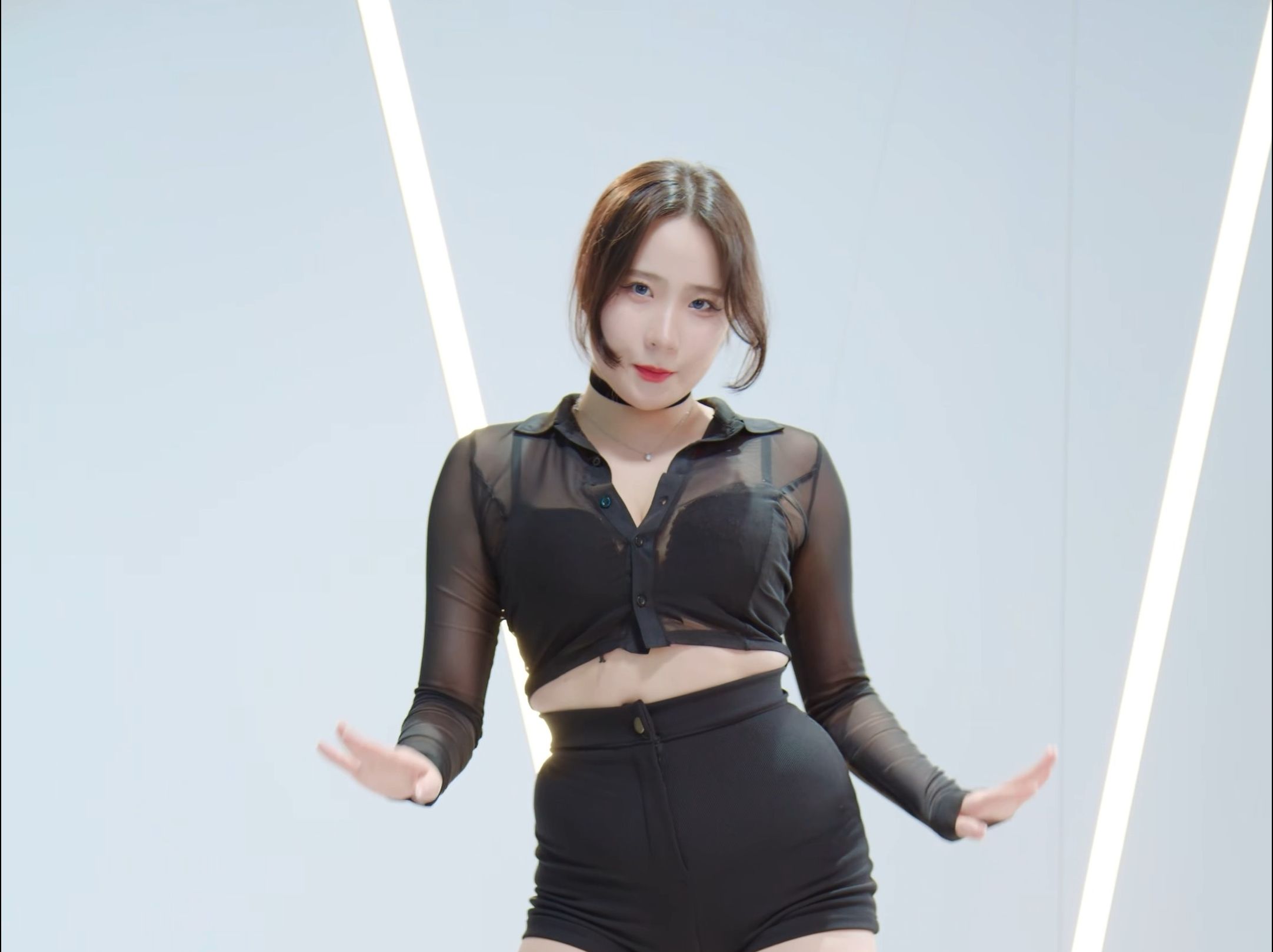 Jung In, because of the red.