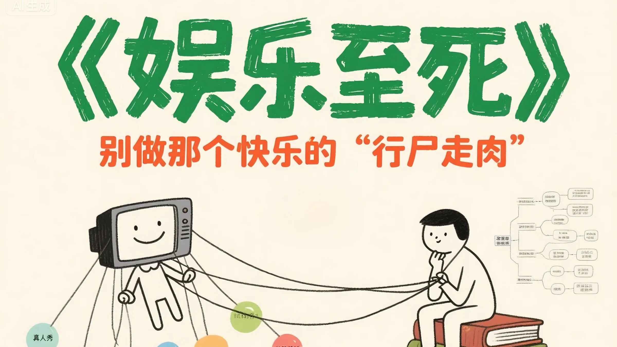 凌晨两点还在刷手机的人，都该看看这个！ 10分钟带你读懂《娱乐至死》：如何摆脱算法的精神控制？