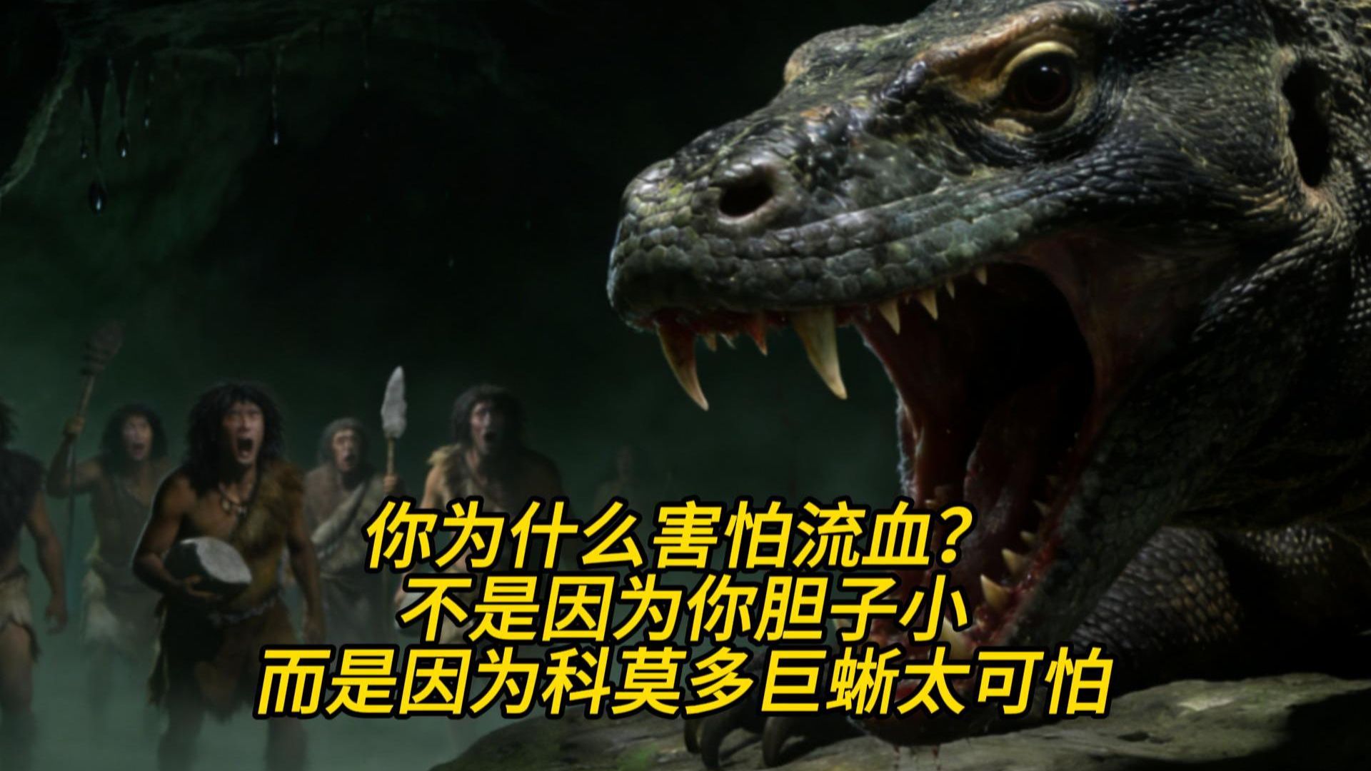 你为什么害怕流血？不是因为你胆子小，而是因为科莫多巨蜥太可怕