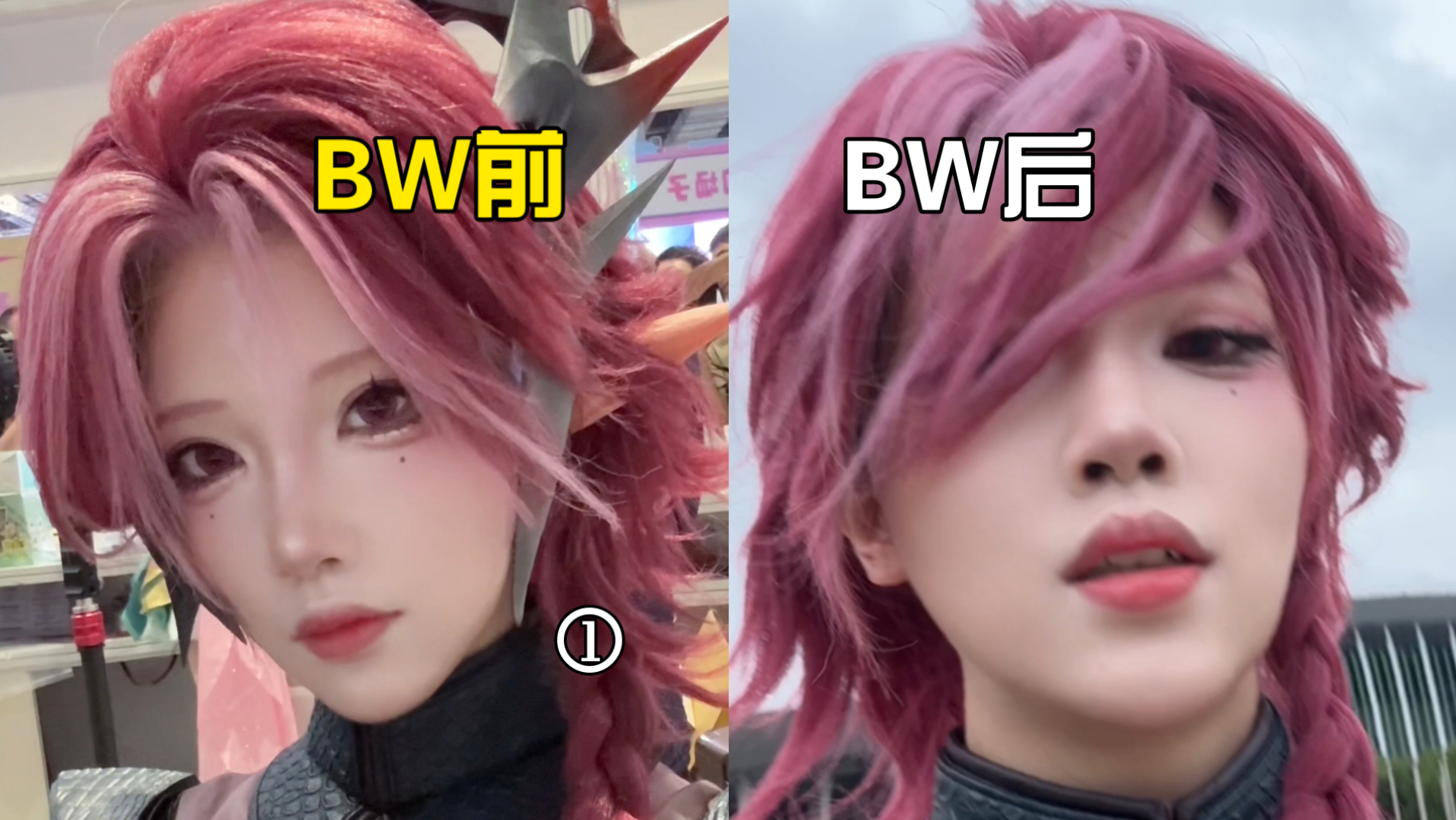穿28公斤COS服去BW了