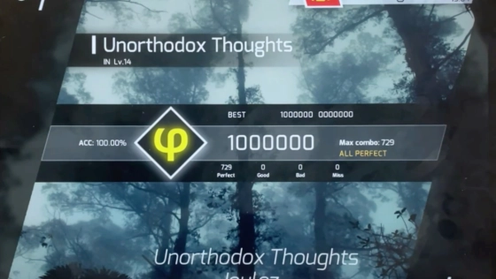 [Phigros]新曲 Unorthodox Thoughts（IN.14）满分...