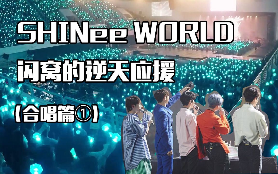 【SHINee】闪窝天团应援法科普第二弹！全南韩最整齐的应援 演唱会就是要大合唱