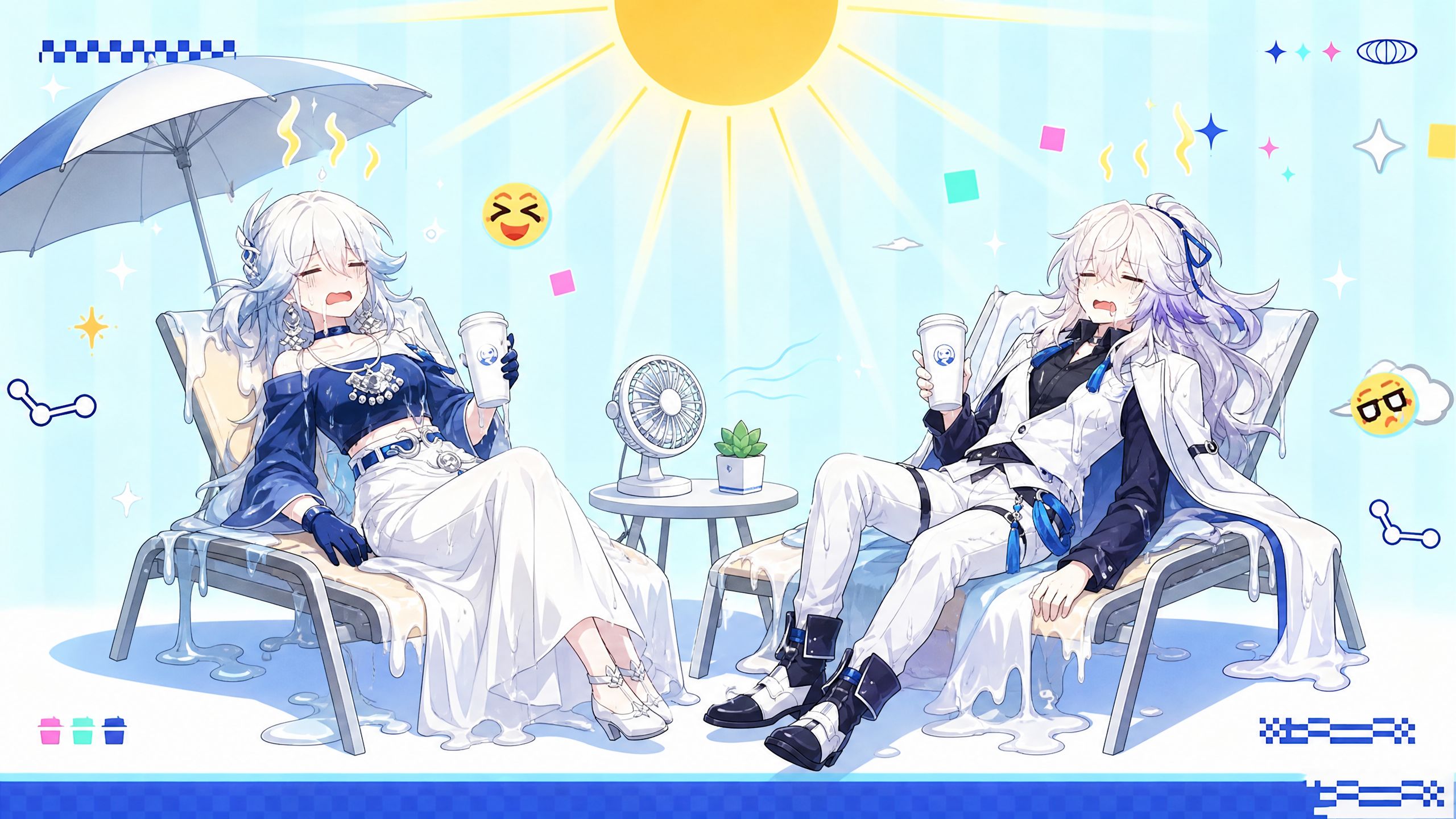 ⚡高温天气躺一躺⚡