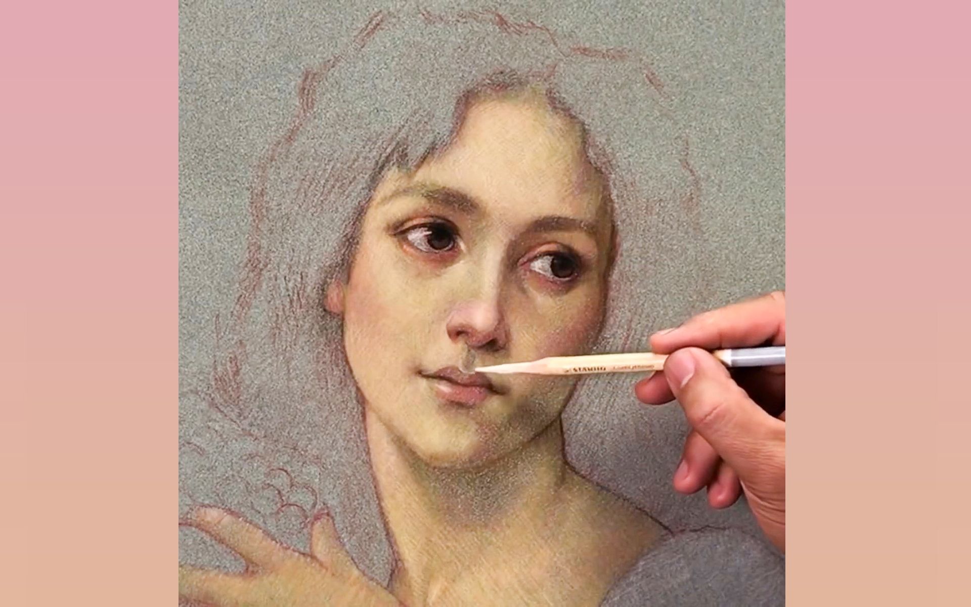 就喜欢静静看你画粉铅