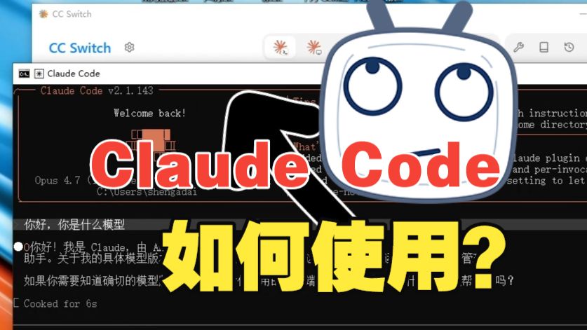 经典牛马！Claude Code + cc switch 使用指南来啦！-圣-阿呆-圣-阿呆-哔哩哔哩视频