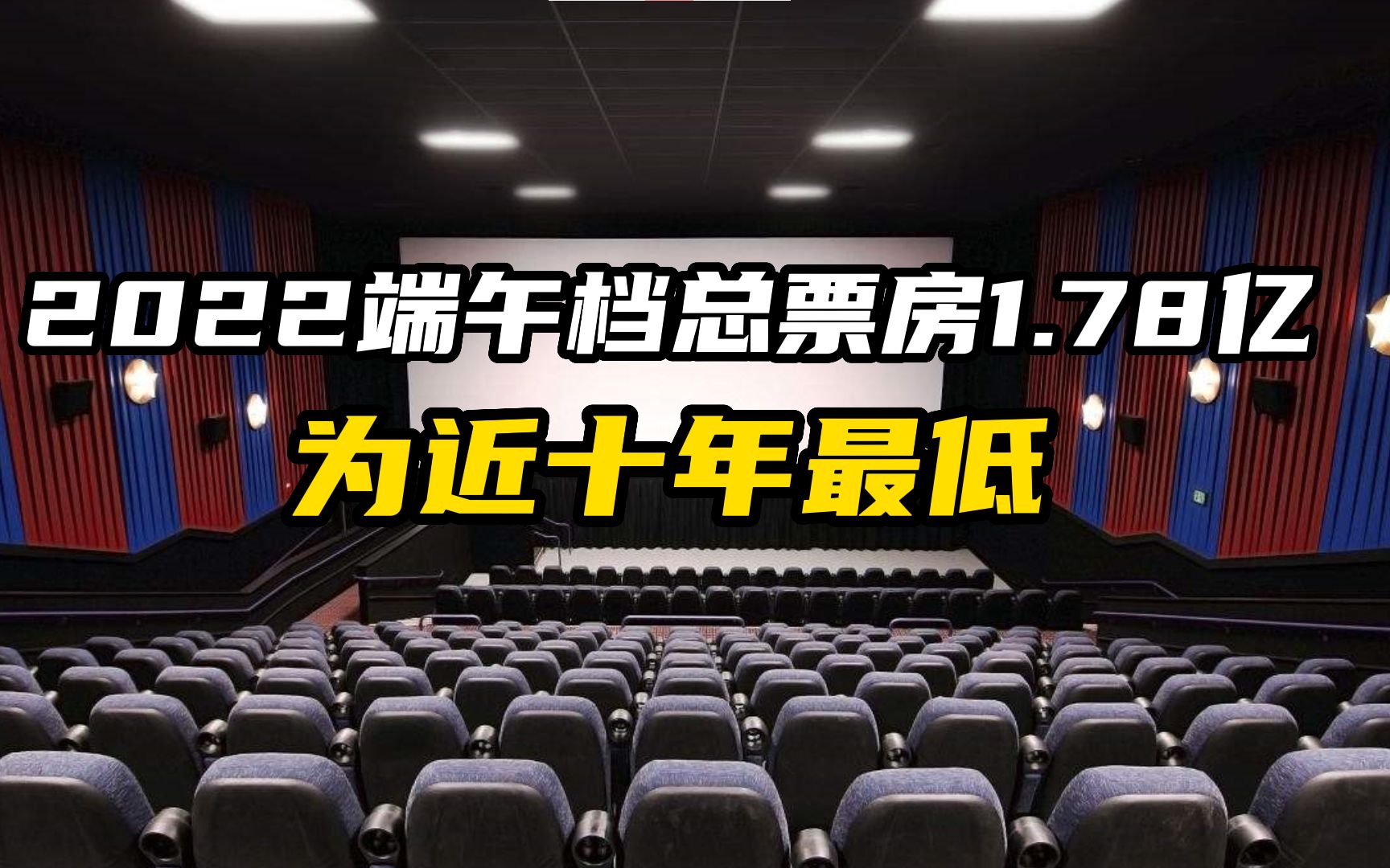 2022端午档总票房1.78亿,为近十年最低.哔哩哔哩bilibili