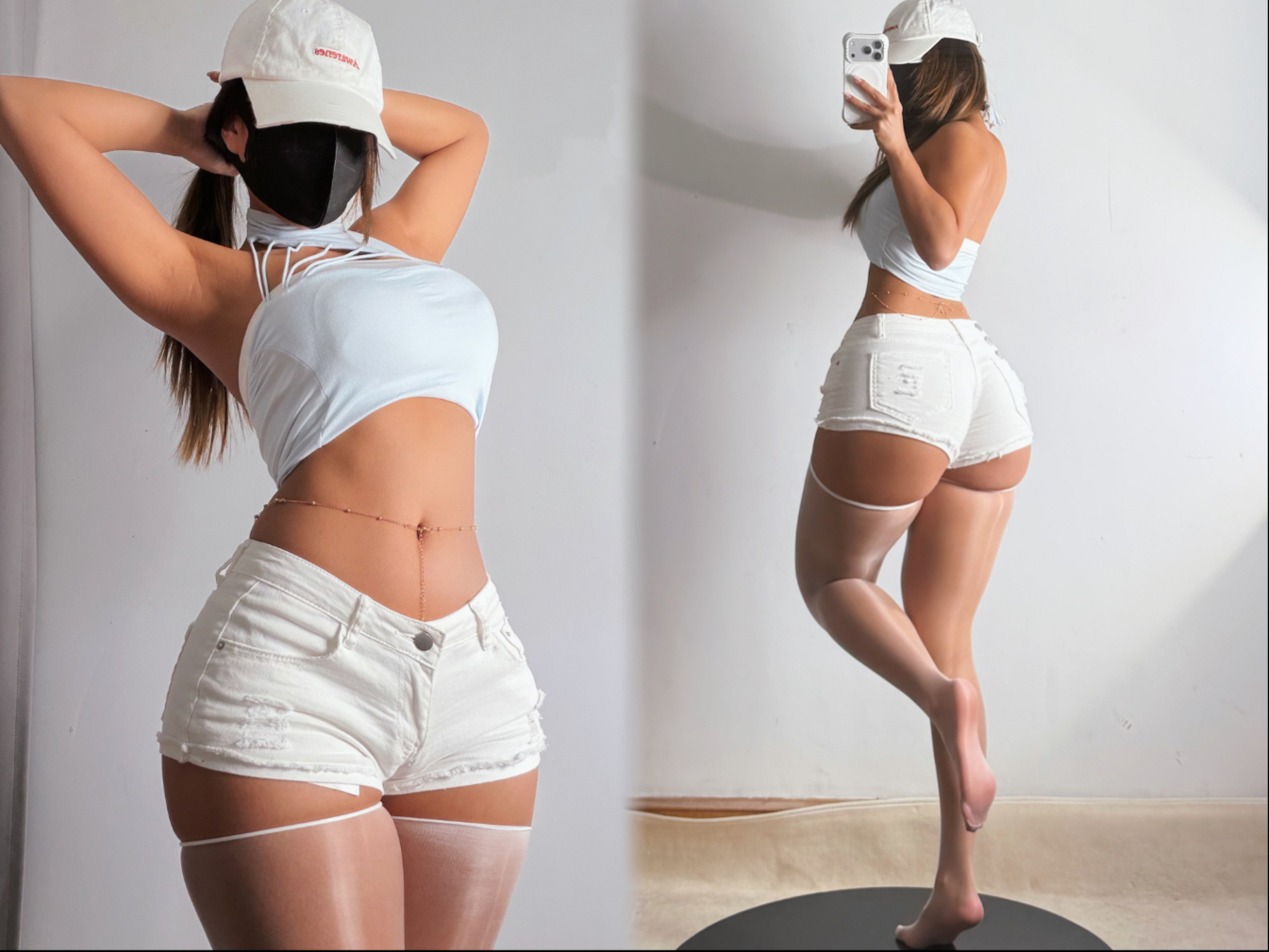 黑皮白衣 玩的就是反差