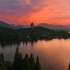 昨天的晚霞诠释了西湖十景之一：雷峰夕照
