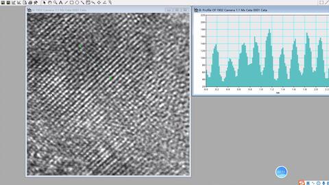 <em class="keyword">Digital Micrograph</em>测量HRTEM晶格条纹间距