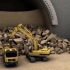 土木视频5：隧道施工全流程动画演示，三台阶七步开挖法、衬砌施工、防排水