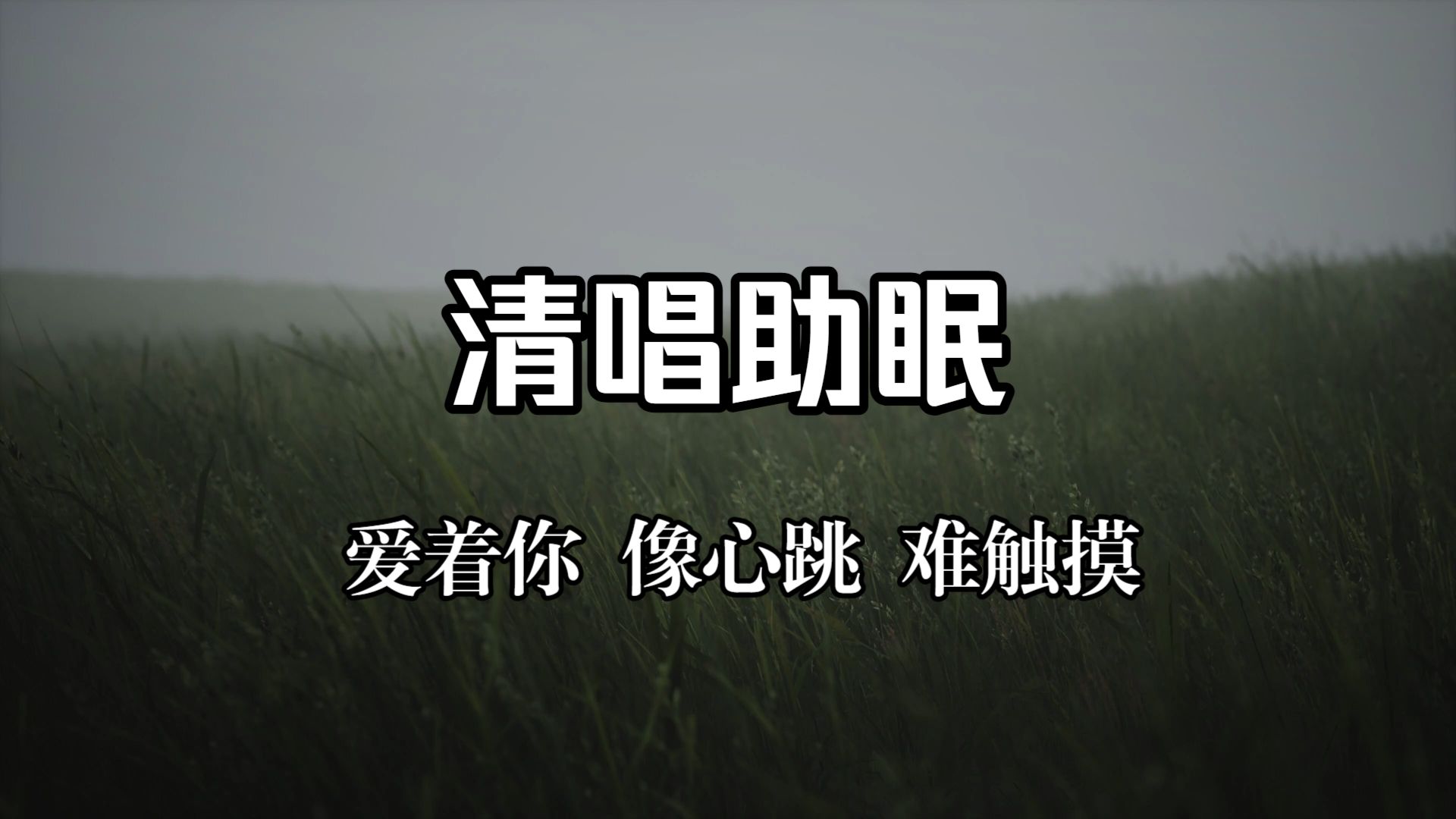 【清唱助眠】失眠必听歌曲|画心|多情种|不想做朋友|江南|走在冷风中~