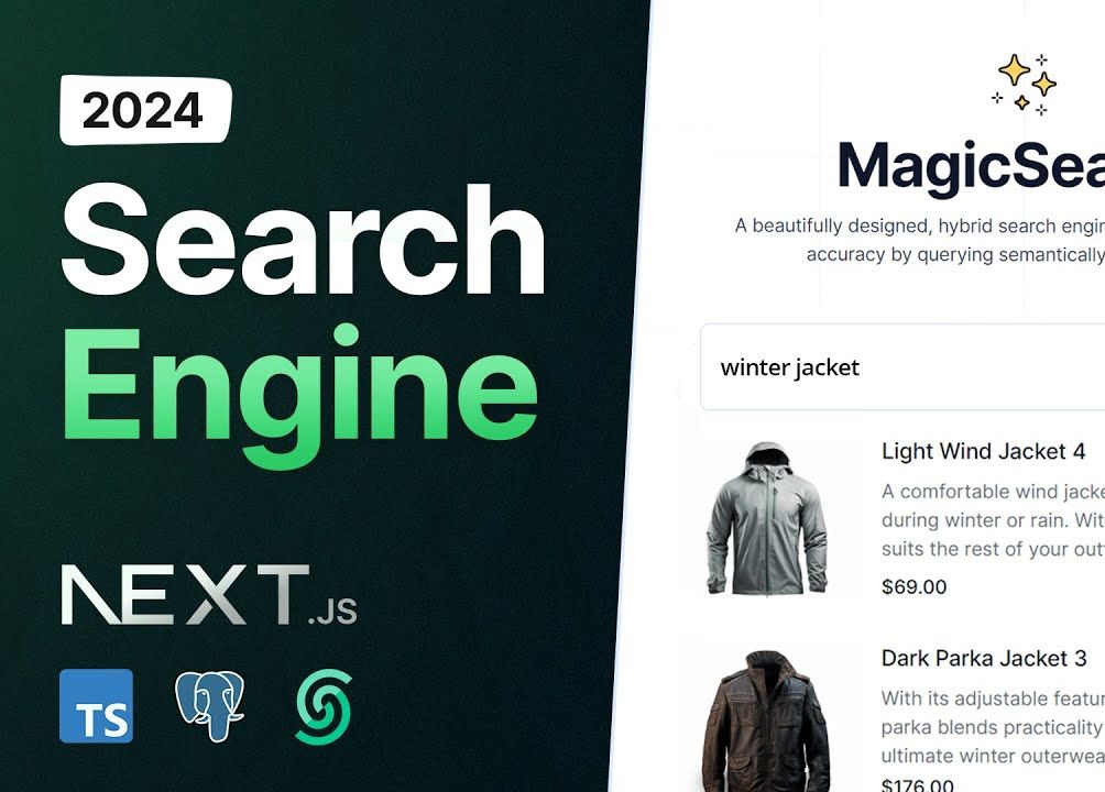 Build a Full-Stack Search Engine with Next.js 14, Postgres, Upstash (2024)