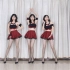 T-ara No.9 红裙 黑网 细高跟 竖屏