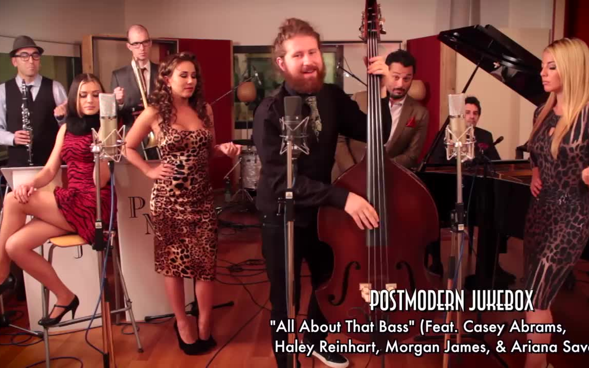 爵士乐【Postmodern Jukebox European Tour Version】 All About That Bass_哔哩哔哩 (゜゜)つロ 干杯bilibili 爵士乐【Postmodern Jukebox European Tour Version】 All About That Bass_哔哩哔哩 (゜゜)つロ 干杯bilibili