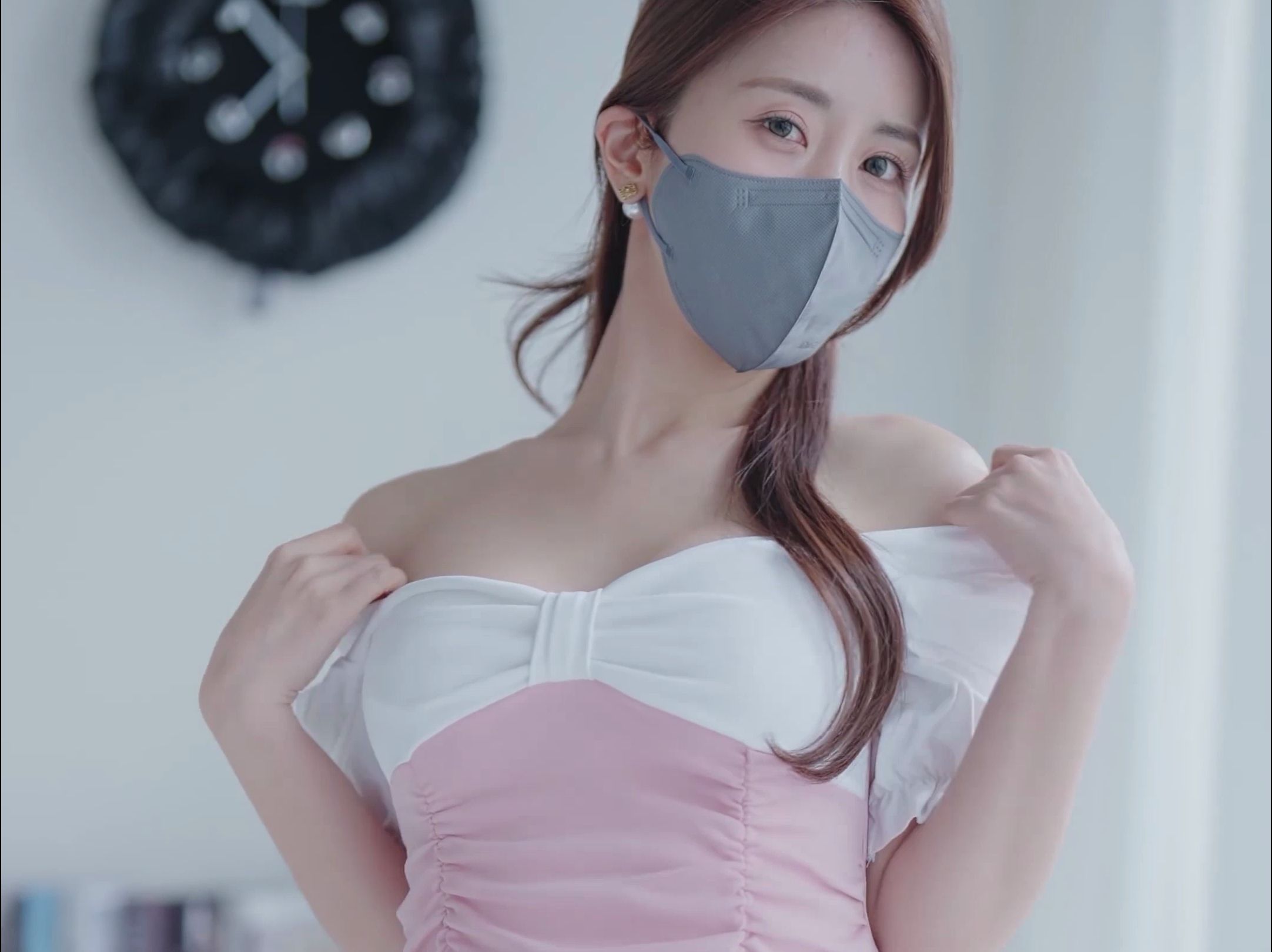 Miss Rose's Bubble Shoulder Dress Outfit