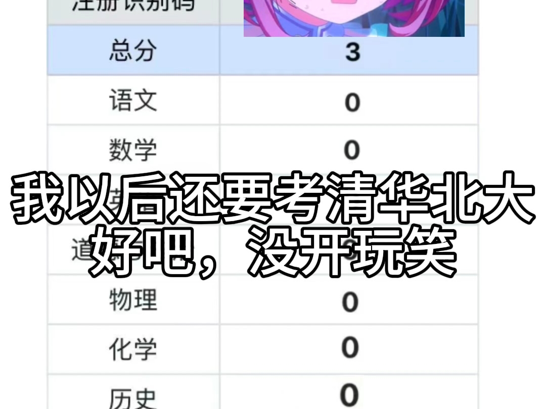 求助！中考只考了三分怎么办