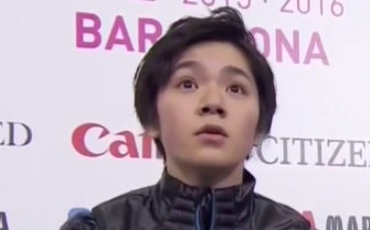 宇野昌磨gpf2015世界花样滑冰大奖赛总决赛男子短节目sp