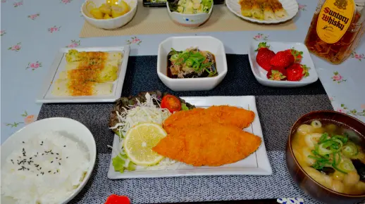 日本家庭料理｜日本主妇的日常晚餐制作｜热量警告