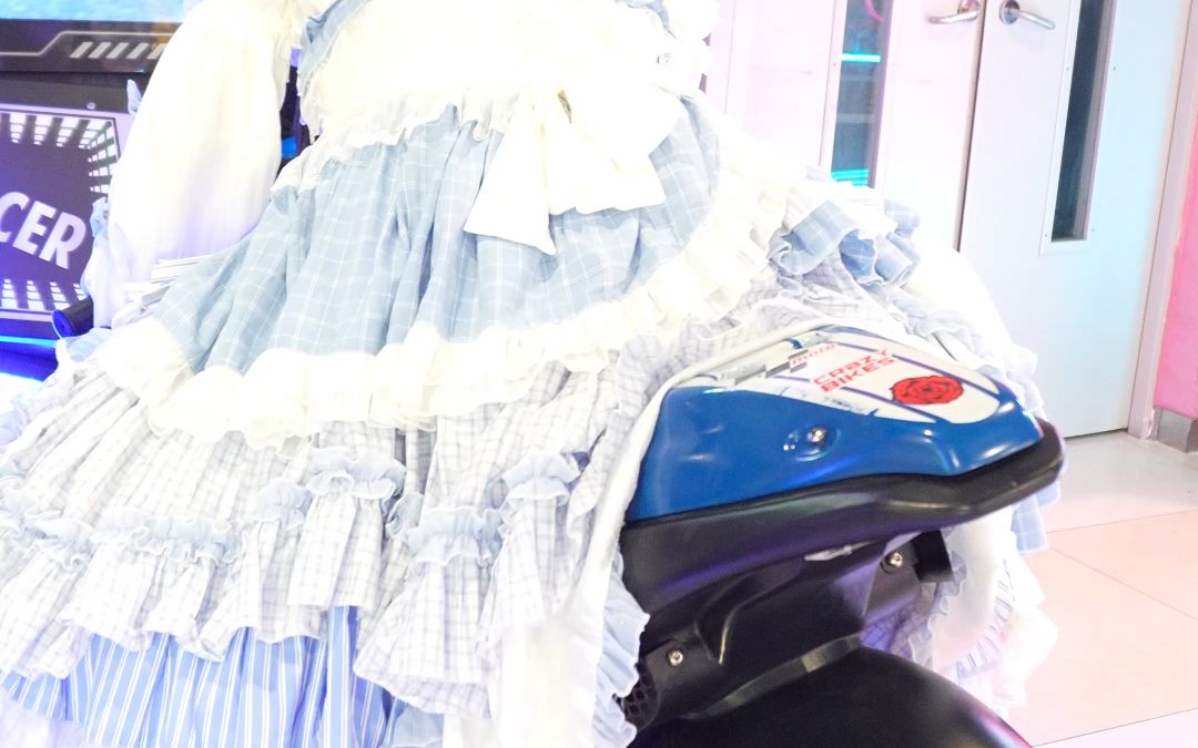 [150cm Ice Ling Purple] Mercury Rocks a Ride, Arcade Ride Motorcycle
