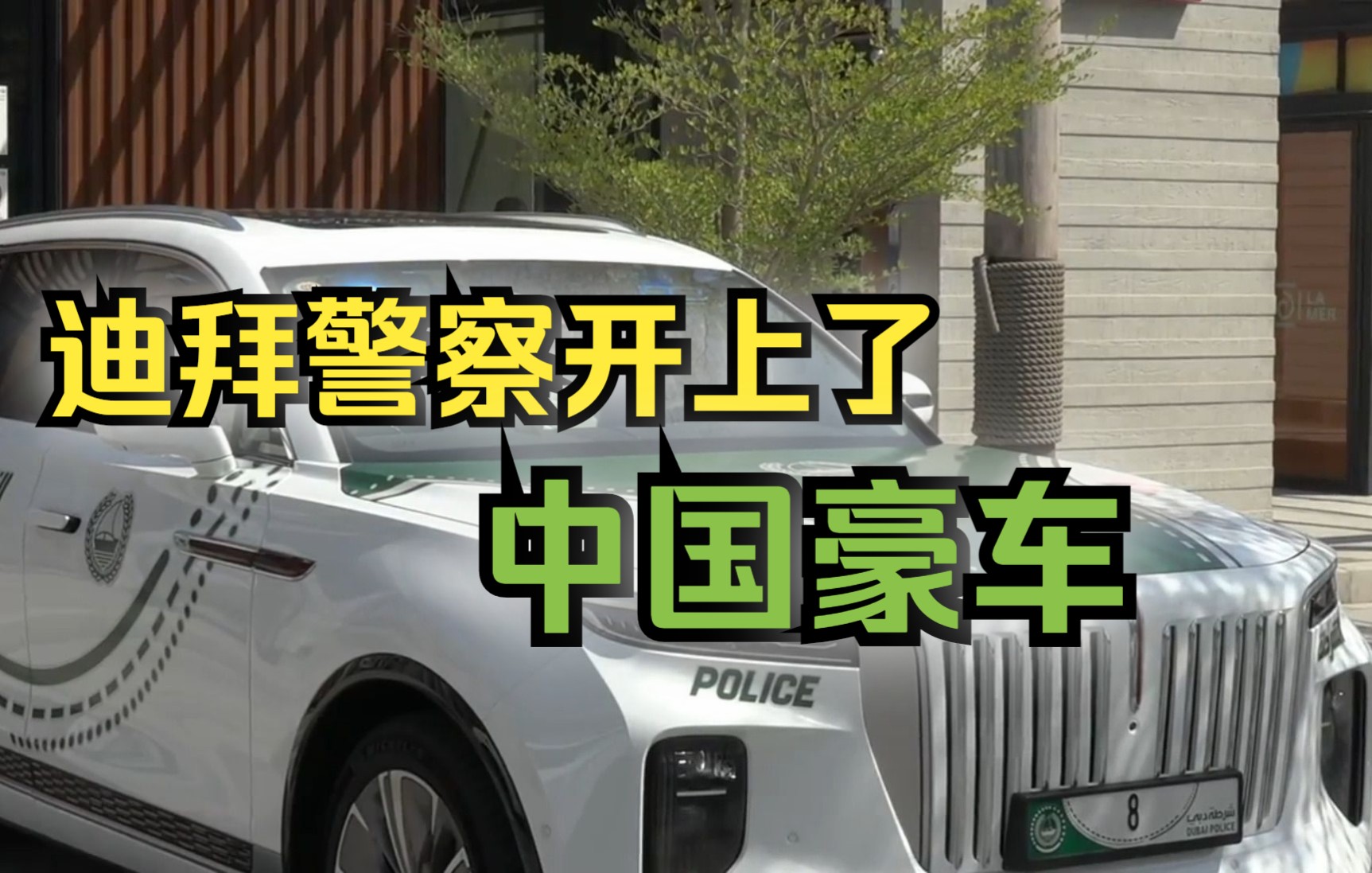 迪拜警方豪华巡逻车队迎来中国豪车