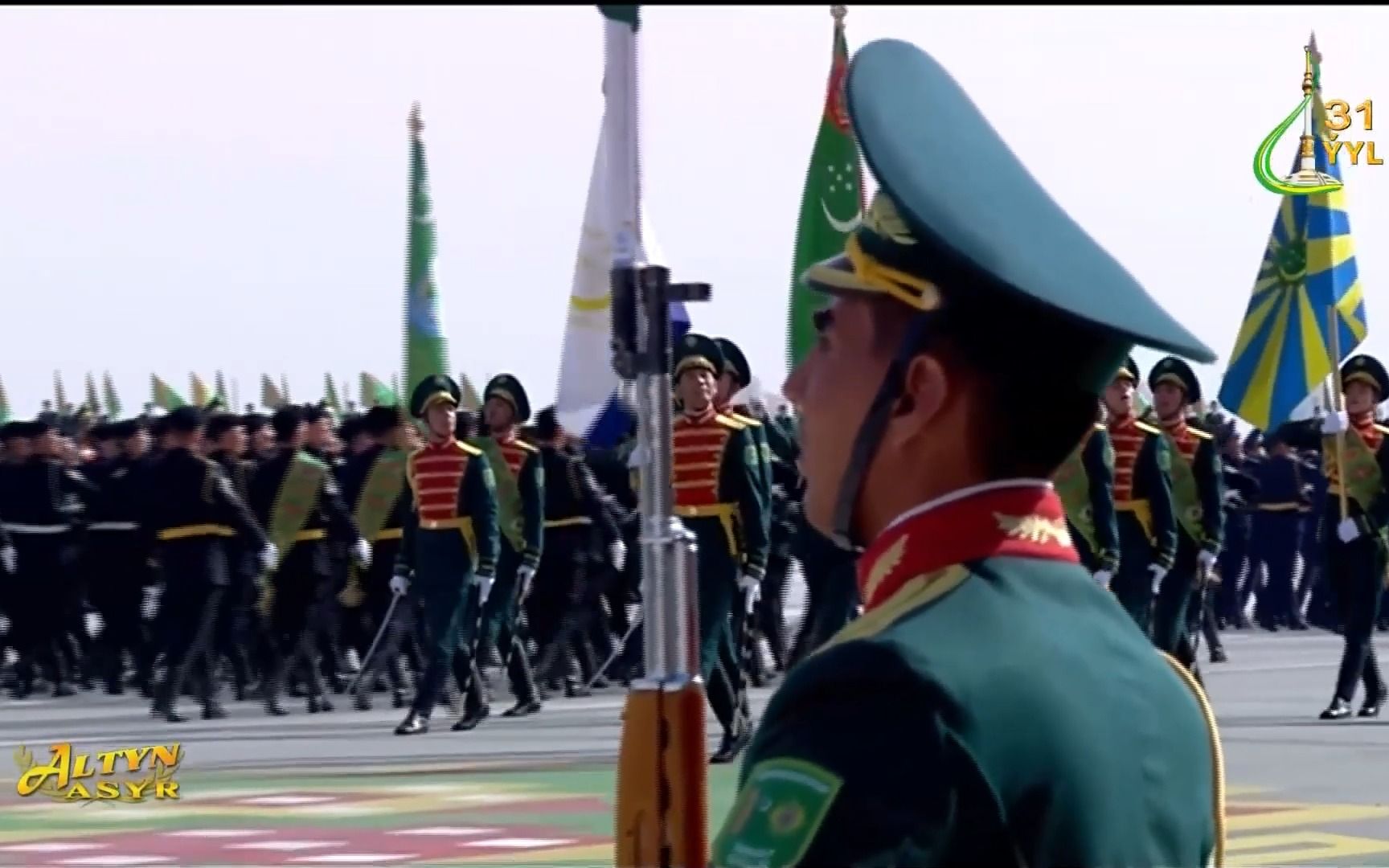 【1080p】土库曼斯坦2022年独立日阅兵 （27.09.2022）