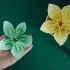 一看就会的立体折纸花，折几朵摆在桌子上太漂亮了，手工折纸视频