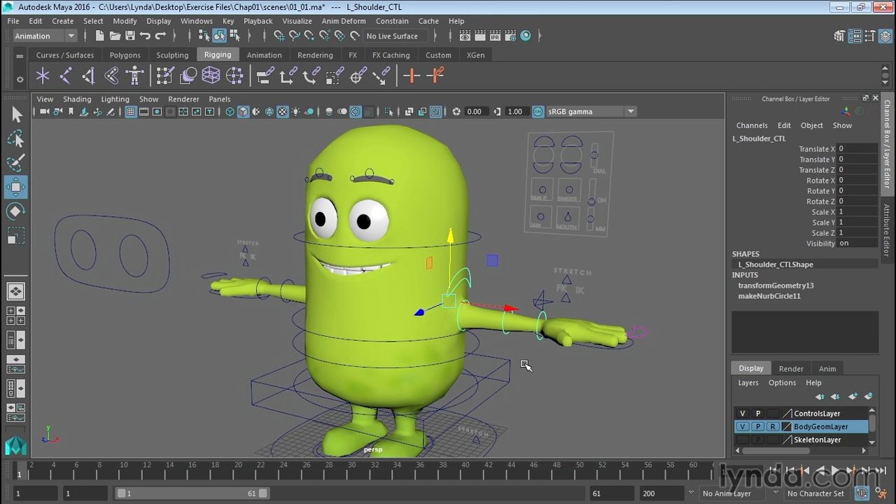 Animating Cartoon Character in Maya-哔哩哔哩 Animating Cartoon Character in Maya-哔哩哔哩