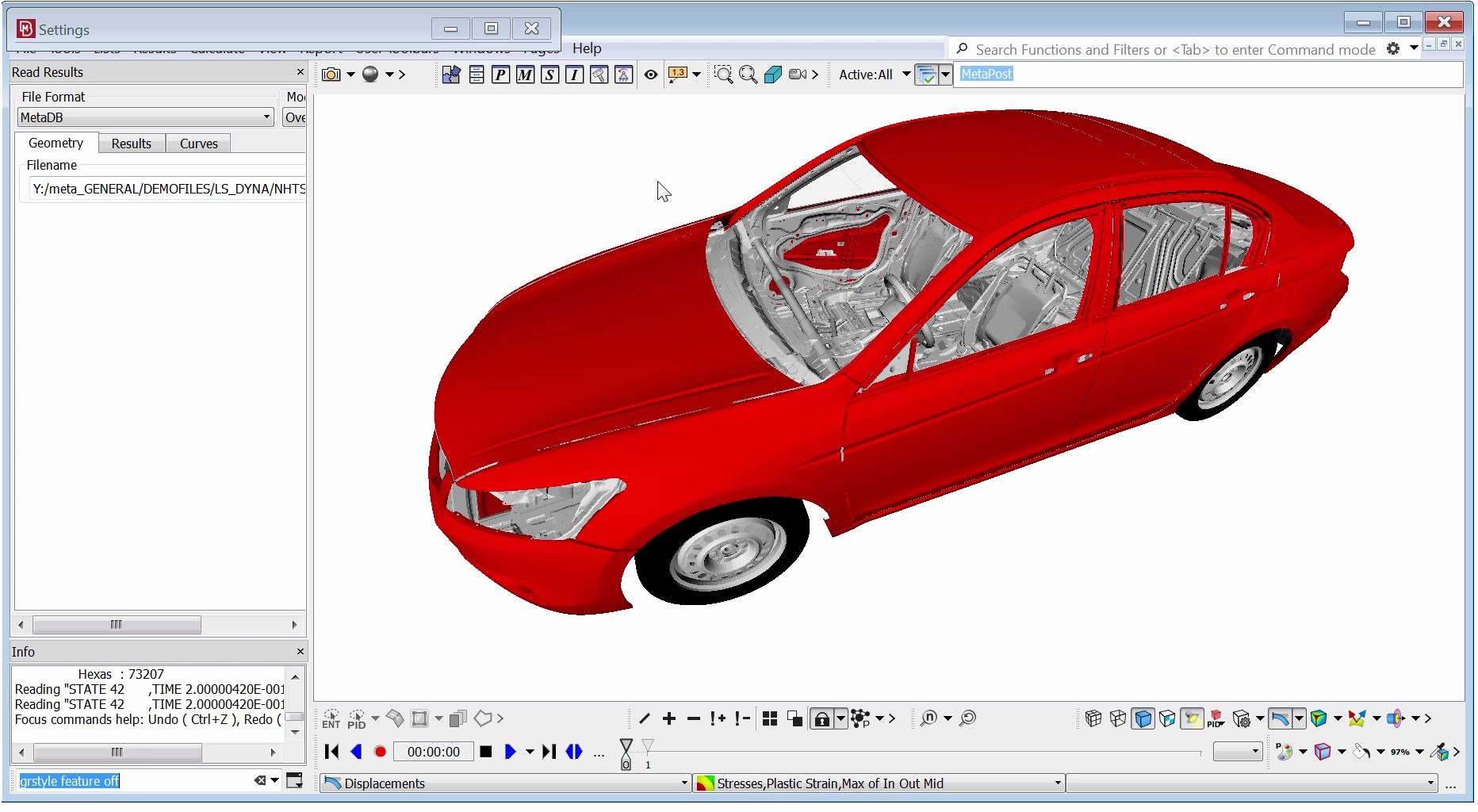 META 为报告生成提供高画质的模型和结果图